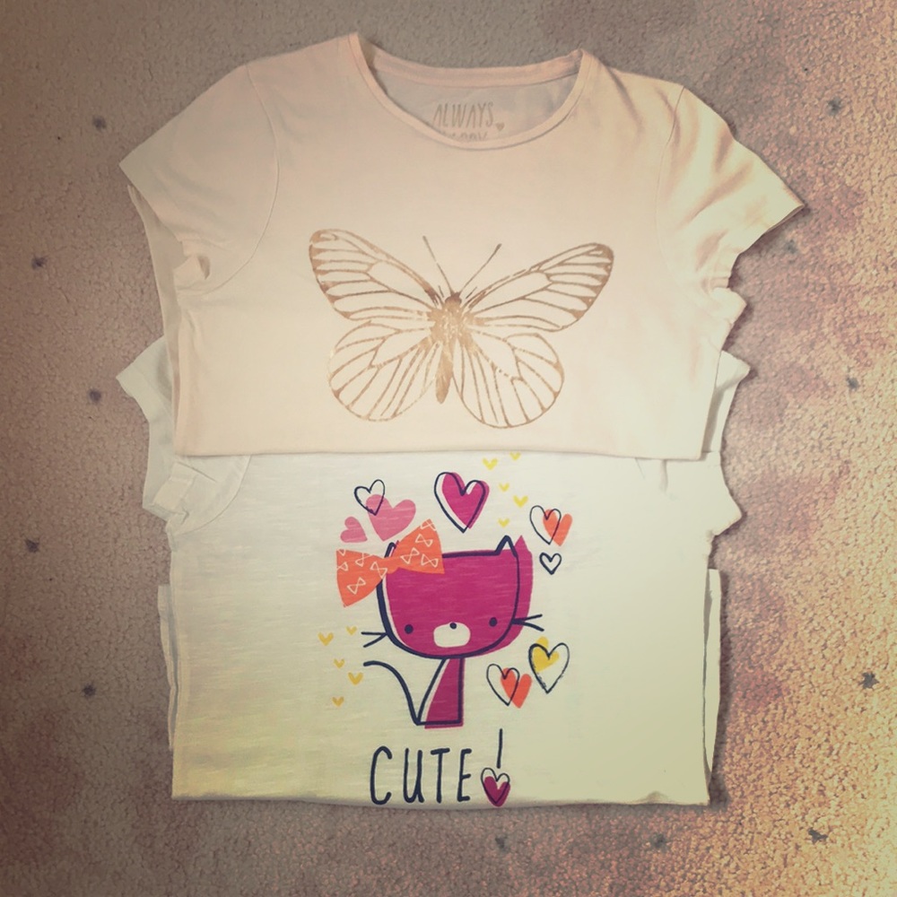 Mothercare Girls Tees - 2 pcs